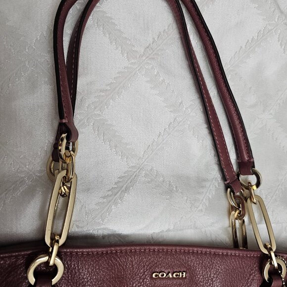 Coach Madison Leather East/West Tote! - Picture 5 of 11